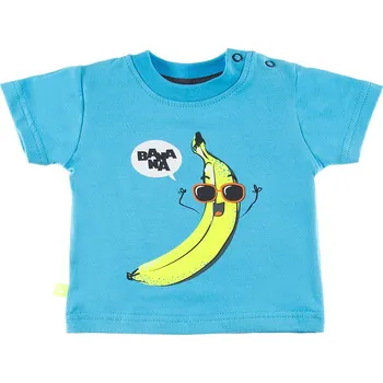 Eevi Chlapecké tričko s krátkým rukávem SUN modré - 74