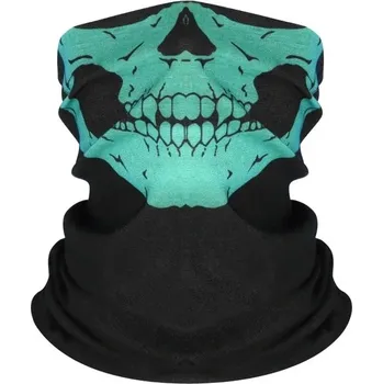 Šátek Balaclava | motorkářský šátek - potisk lebka - C