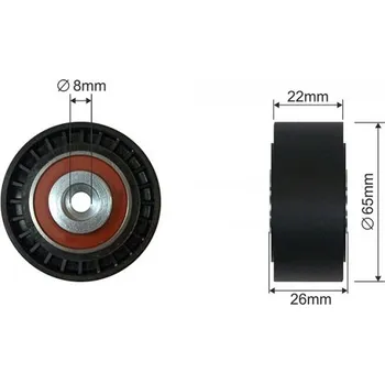 Motor automobilu NAPÍNACÍ KLADKA VÍCEDRÁŽKOVÉHO MERCEDES A-CLASS (W168) 160CDI, 170CDI 98-04 (65X22X22) 204-99 NTY