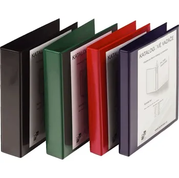 Katalogový vazač 4krouž. A4 D30 5cm bílá