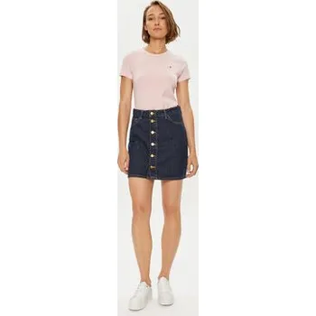 Tommy Hilfiger T-Shirt 1985 WW0WW37857 Růžová Slim Fit XS