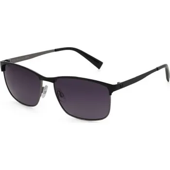 Sluneční brýle HIS 44109 černá mat šedá, čočka šedá polarizovaná 2