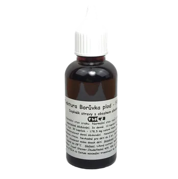 Doplněk stravy STEZA - Tinktura Borůvka plod - FORTE 5x 50ml. (Borůvková tinktura)