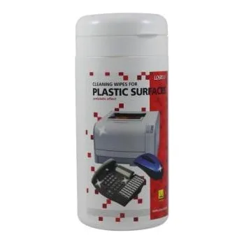 Čistící sada Čisticí trhací ubrousky na plasty, dóza, 100ks, L