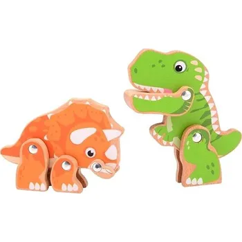 Figurka Jouéco Sada dřevěných dinosaurů 2ks 12m+
