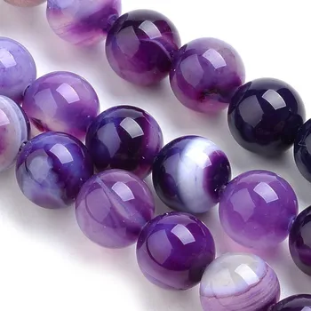 Korálek Minerál achát č.39 (8mm)