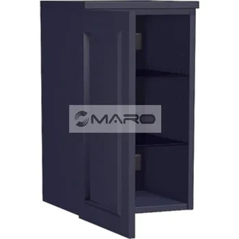 Koupelnový nábytek Smart50 Grifel Skříňka horní s 1 dveřmi 34,7 x 60 x 22 cm, závěsná, levá, modrá, GRIF HZ 35 1D L 410