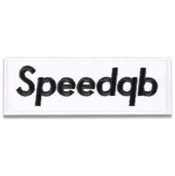 Nášivka SPEEDQB BOX LOGO NÁŠIVKA - BÍLÁ