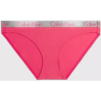 Dámské oblečení Dámské kalhotky BIKINI 000QD3540E XAV malinové - Calvin Klein S