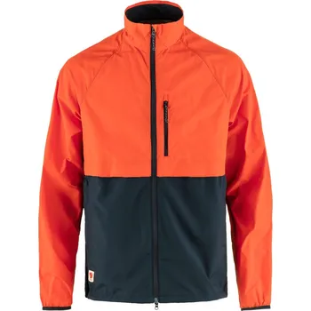 větrovka pánská FJÄLLRÄVEN HC Hybrid Wind Jacket M Dark Navy-Flame Orange - S
