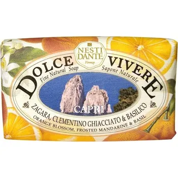 Mýdlo Nesti-Dante-Firenze Mydlo-a-sprchovy-gel Dolce-VivereMýdlo Capri 250 g (504,00 Kč / 1 kg)