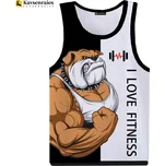 Pánské tílko do posilovny Velikost: XXS, Barva (Varianta): VIP12