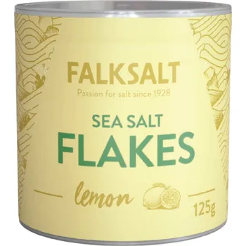 Koření Mořská vločková sůl citronová 125g Falksalt