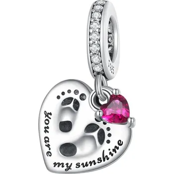 Přívěsek NUBIS® Stříbrný přívěsek korálek na náramek - B0543