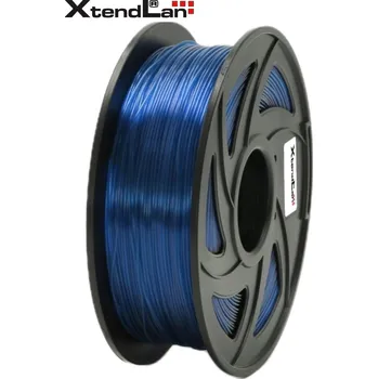 Filament XtendLAN PLA filament 1,75mm průhledný modrý 1kg