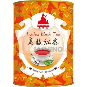 Slaná pochutina SHAN WAI SHAN Černý čaj Liči 80g