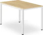 Jídelní stůl Tessa 120 x 60 cm bílý/dub