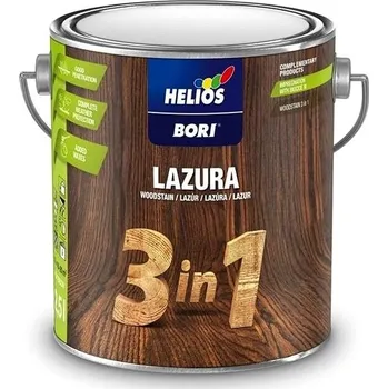 Lak na dřevo Kansai Helios Bori lazura 3in1, 2,5 l, odstín 17 Antracit