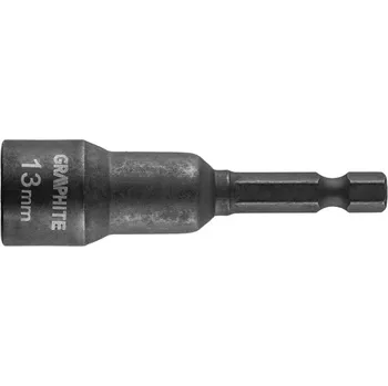 Gola hlavice Hlavice nástrčná s magnetem, úderová 13 x 65 mm - Graphite