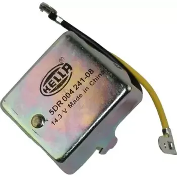 Regulátor napětí generátoru HELLA 5DR004241-081 (ARROWHEAD: 23030003 AS: ARE4042 BOSCH: 0986192006 DUCELLIER: 592969 HELLA: 5DR004241081 HERTH+BUSS ELPARTS: 35009010 HITACHI: 130801 HOLGER CRISTIANSEN: 130637 JAGUAR: 37H6911 JAGUAR: 520076 JAGUAR: 607687)