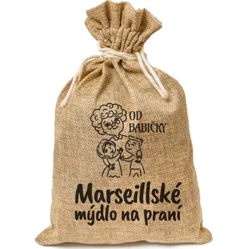 Mýdlo na praní Nanolab Marseillské mýdlo na praní vločky v jutovém pytlíku 130 g