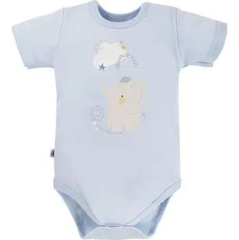 Eevi Body s krátkým rukávem MELLOW modré - 92