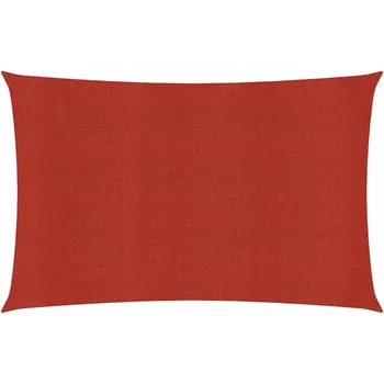 Stínicí technika vidaXL Stínící plachta 160 g/m2 červená 2,5 x 3,5 m HDPE