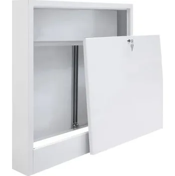 Stavebniny Herz skříň pro rozdělovač univerzální, nad omítku, plech, bílá