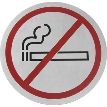 Informační tabulka Hendi 663806 Samolepící informační štítek na dveře - zákaz kouření, pr. 160 mm