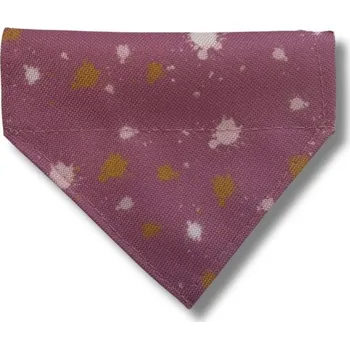 What the dog Šátek SPLASH růžová - XS (11x6cm)