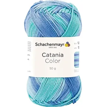 Příze Schachenmayr Catania Color 226 Tyrkys-modrá (Bavlněná příze Catania Color 226 Tyrkys-modrá)