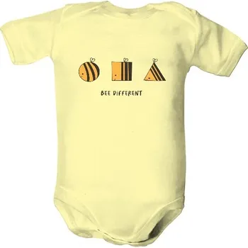 Kojenecký body Dětské body s potiskem bee different dětské