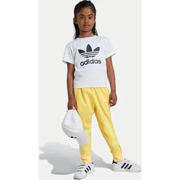 Pánské tričko adidas T-Shirt adicolor Trefoil JE0518 Bílá Regular Fit 7_8Y