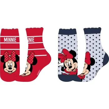 DOVOZ EU Dívčí ponožky Disney Minnie Mouse sada 2 ks Velikost: 31/34