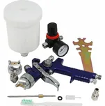 Lakovací pistole HVLP H827 1,4mm, 1,7mm s regulátorem tlaku, Verke V81294