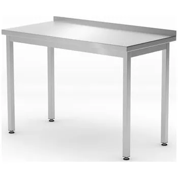 Nerezový dřez Pracovní stůl přístěnný bez police Budget Line - montovaný, hloubka 600 mm, HENDI, Budget Line, 1200x600x(v)850mm 817216H