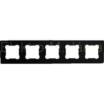 vypínač QAD1005B 5 rámeček černá QUAD plast