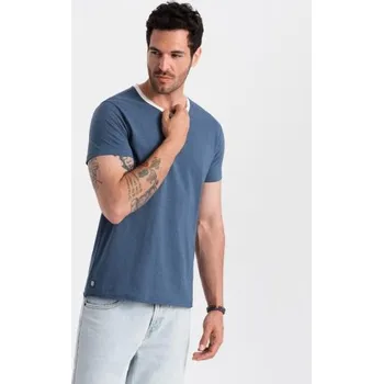 Pánské tričko Pánské tričko v surovém provedení tmavě modré