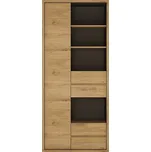 Regál SHELDON TYP 12 se šuplíky, dub shetland