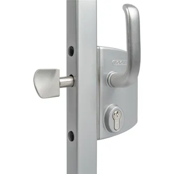 příslušenství k bráně Zámek LOCINOX pro posuvné brány s otočnou hlavou, LSKZ6060U2LSILVVSZS