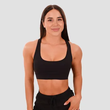 Podprsenka GymBeam Sportovní podprsenka Mesh Panel black L