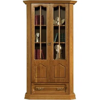 Knihovna Vitrína, knihovna LEWIS, masiv Barva: moření 3