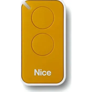 Pohon brány NICE Era Inti INTI2Y – dvoukanálový dálkový ovladač pro pohony NICE žlutý 10 ks (NICE-INTI2Y-10)