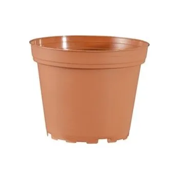 Květináč Desch Květník kulatý, průměr 12cm, výška 9cm, objem 0,7L - měkký plast Kusů: 1ks