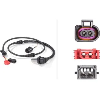 ABS Snímač, počet otáček kol, , 4B0927803C, HELLA, 6PU 012 806-161