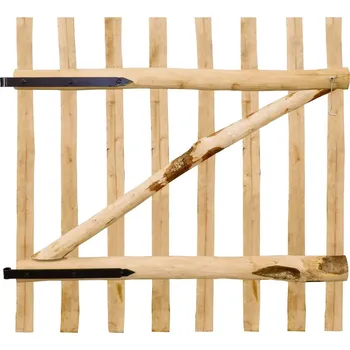 branka vidaXL Jednokřídlá zahradní branka 100 x 100 cm