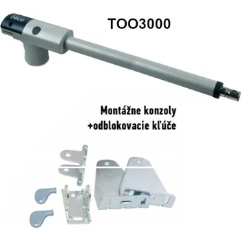 Pohon brány NICE TOO TOO3000 - samohybný, pro jedno křídlo 3m/300kg
