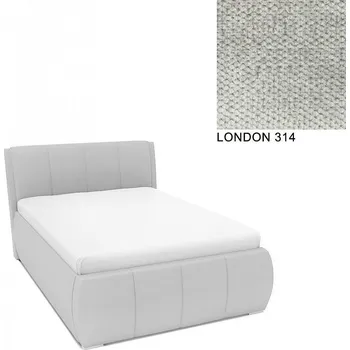 Postel Čalouněná postel AVA EAMON UP s úložný prostorem, 140x200, LONDON 314