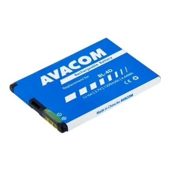 Baterie pro mobilní telefon Baterie AVACOM GSNO-BL4D-S1200A do mobilu Nokia E7, N8 Li-Ion 3,7V 1200mAh (náhrada za BL-4D)