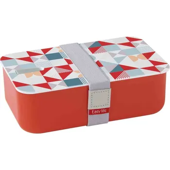 Dóza na potraviny Easy Life, Itálie Easy Life - Svačinový box Geometric 3 v dárkové krabičce 1 litr - 19 x 12 x 6,5 cm Barva: jako na obrázku